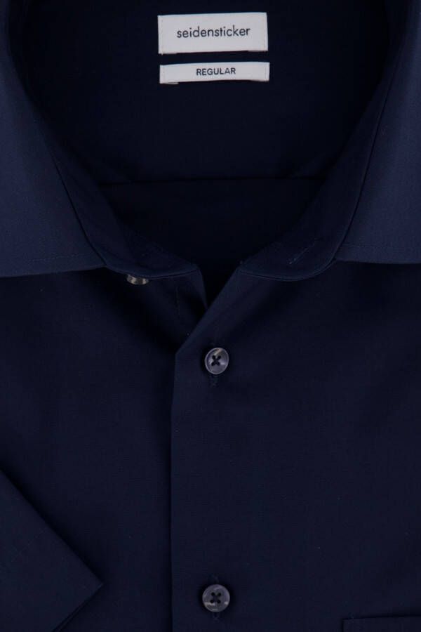 seidensticker Donkerblauw overhemd Regular Fit