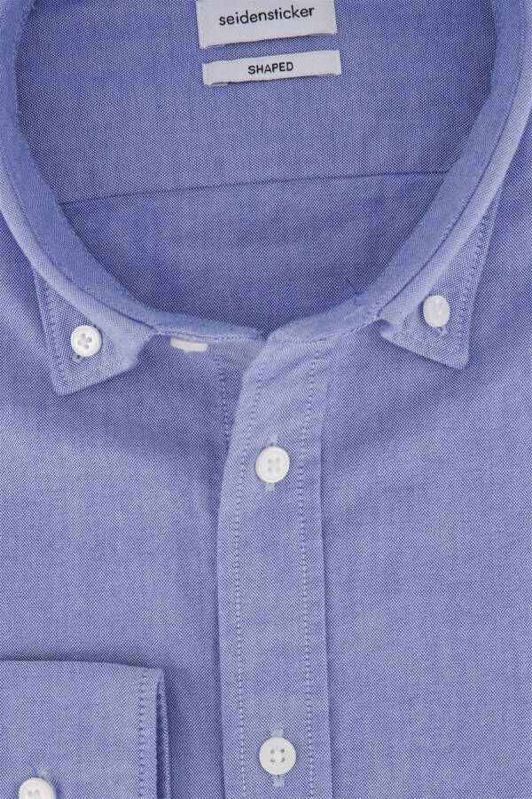 seidensticker Overhemd lichtblauw Shaped Fit gemeleerd