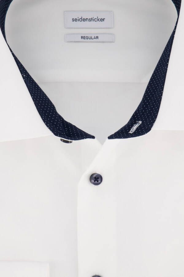 seidensticker Overhemd wit Regular Fit strijkvrij