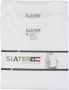Slater t-shirt v-hals effen wit two-pack - Thumbnail 3