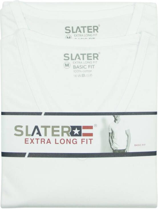 Slater V-hals t-shirts wit two-pack