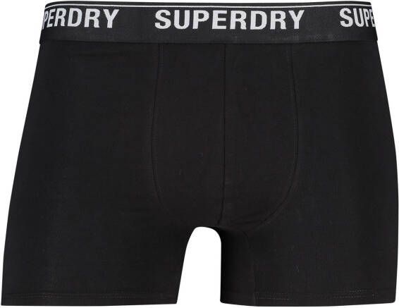 Superdry Zwarte boxershort 3-pack