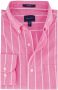 Gant casual overhemd normale fit roze gestreept 100% katoen - Thumbnail 2