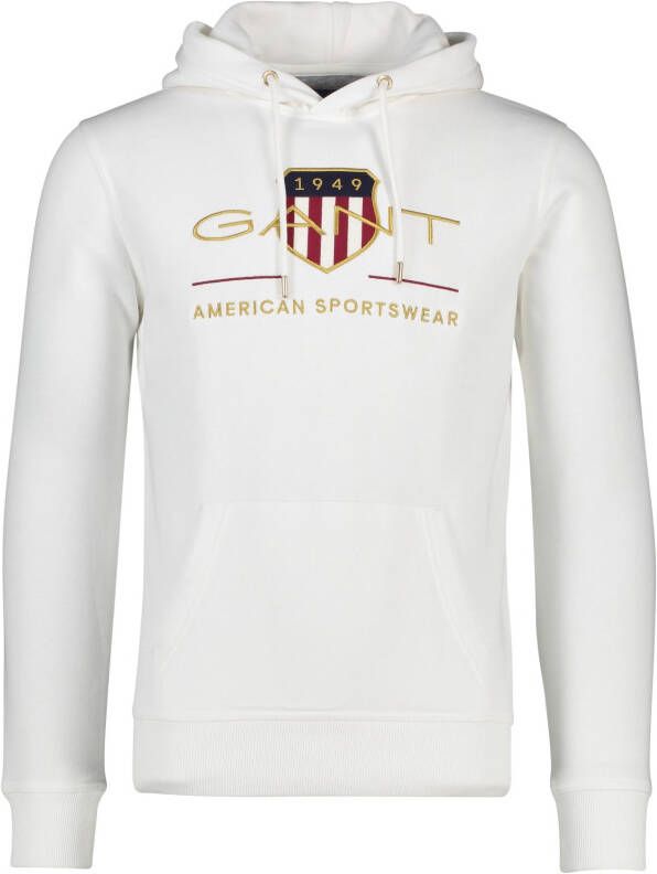 Gant Hoodie ARCHIVE SHIELD HOODIE met opvallend logoborduursel