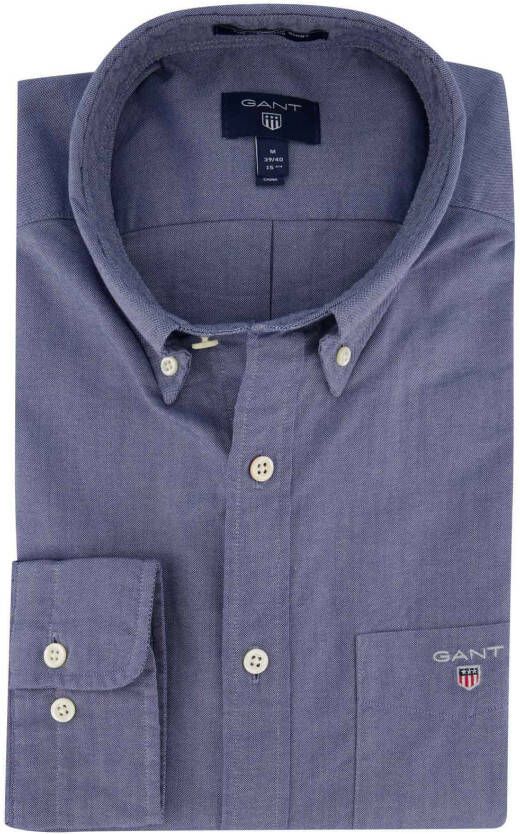 Gant overhemd button down blauw