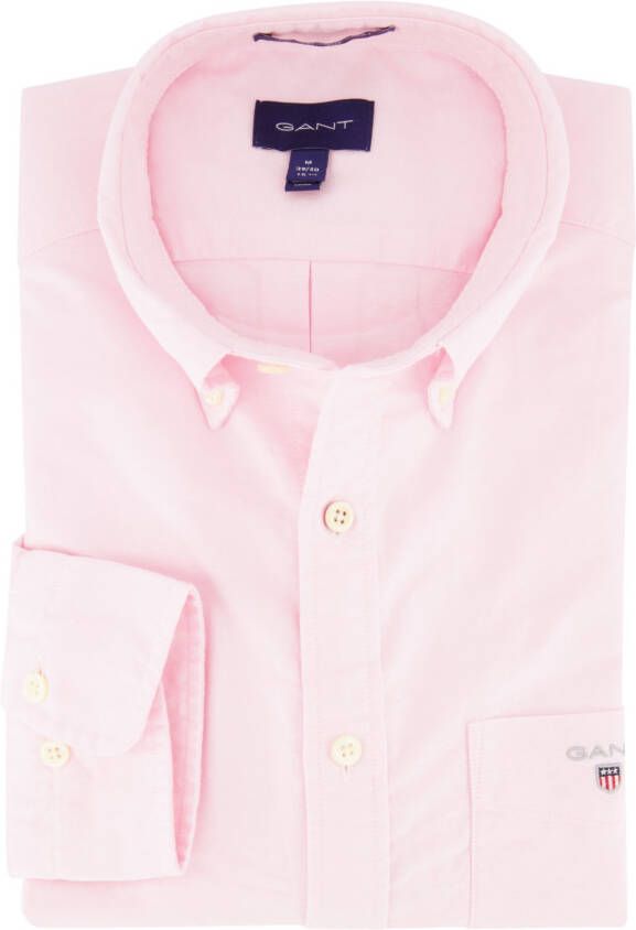 Gant Casual Roze Overhemd Pink Heren - Foto 2