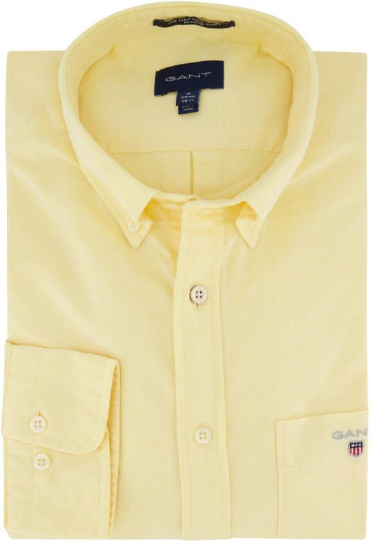 Gant Regular Fit overhemd geel