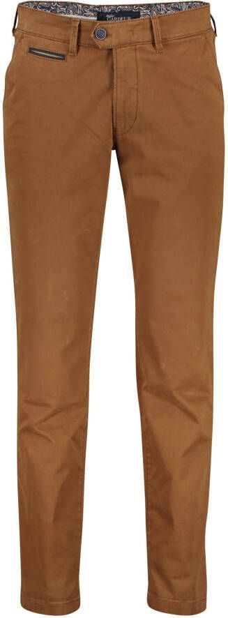 Gardeur Benny chino bruin oranje