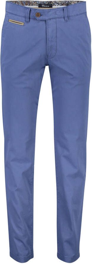 Gardeur Blauwe Katoenen Broek Blue Heren - Foto 4