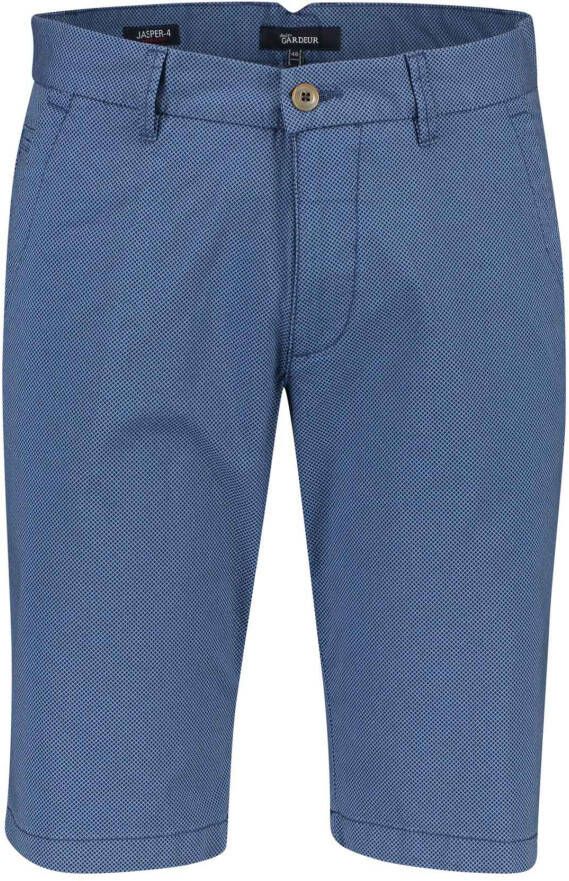 Gardeur Blauwe korte broek Jasper