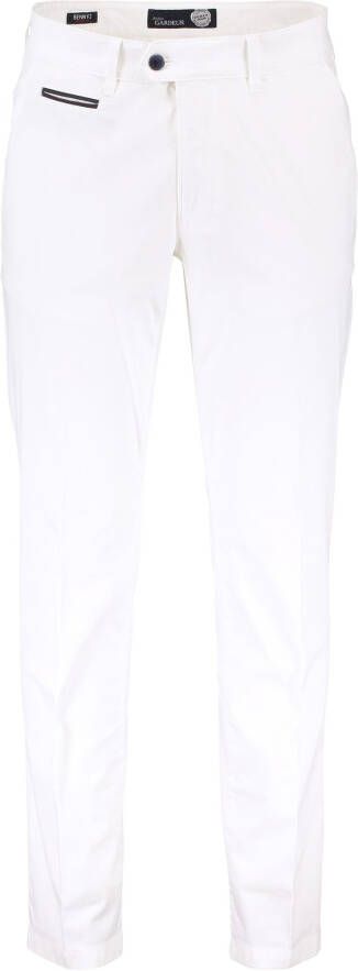 Gardeur broek katoen wit Benny