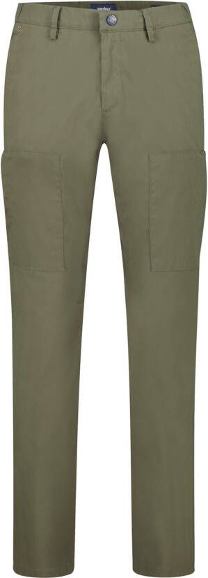 Gardeur Chino Tapered Fit olijfgroen
