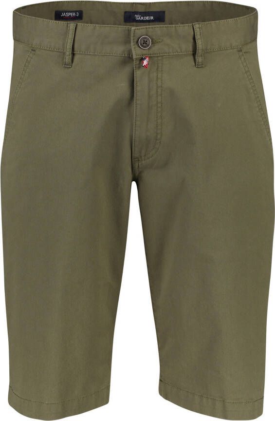 Gardeur Korte broek olijfgroen Jasper