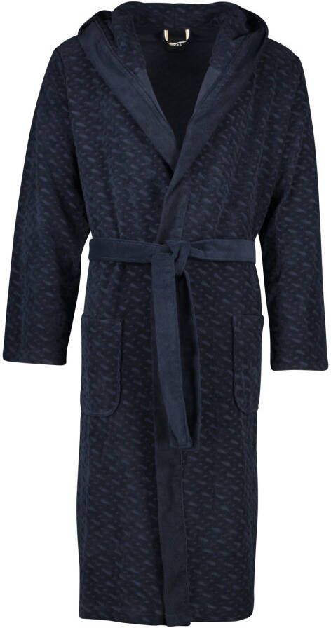 Boss Badjas met structuurmotief model 'Fashion'