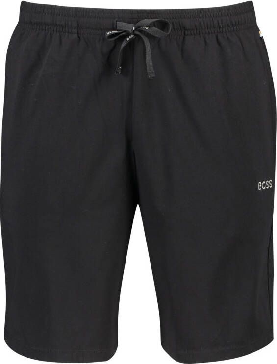 Boss Black Big&Tall PLUS SIZE sweatshorts met logostitching