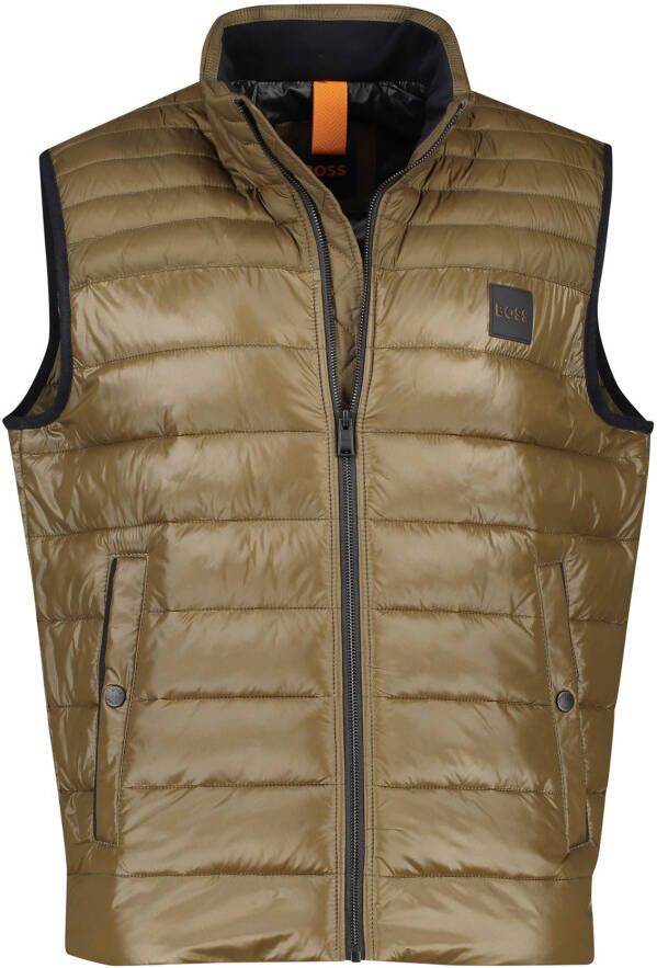 BOSS Casualwear Bodywarmer met labelpatch model 'Odeno'