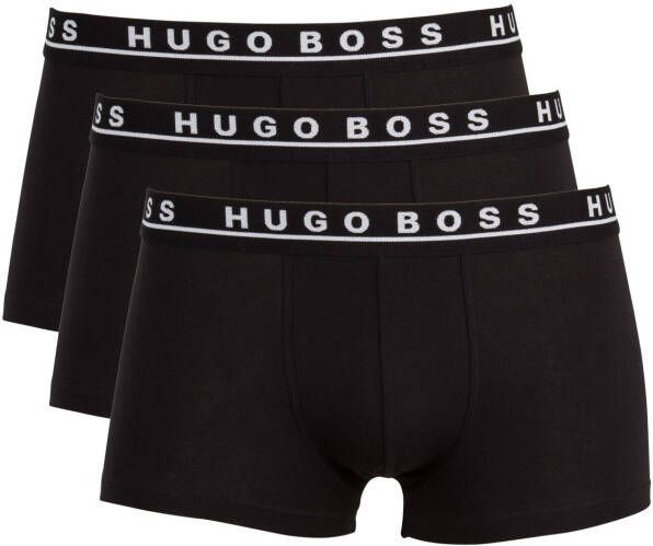 Hugo Boss Zwarte boxershorts 3-pack
