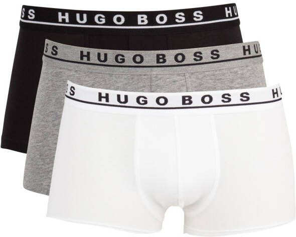 Hugo Boss boxershort zwart grijs wit 3-pack
