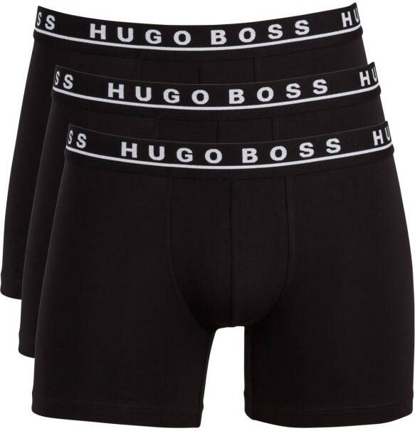 Boss Black Big&Tall PLUS SIZE boxershort met stretch in een set van 3 stuks
