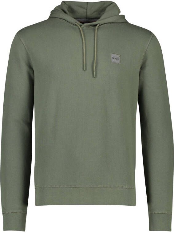 Hugo Boss hoodie Wetalk groen