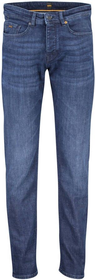 Boss Orange Regular fit jeans Taber BC-P-1 met leren badge - Foto 2