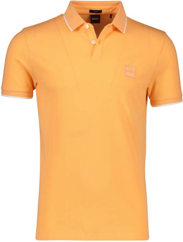 Hugo Boss Oranje poloshirt met korte mouw Orange Heren