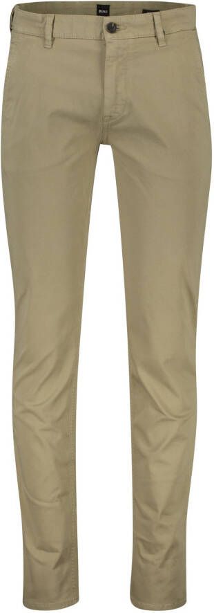Hugo Boss slim fit pantalon Schino beige