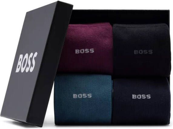 Hugo Boss sokken 4-pack giftbox