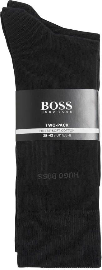 Hugo Boss sokken zwart 2-pack