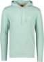 Hugo Boss Wetalk sweater hoodie turquoise effen katoen - Thumbnail 2