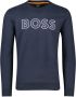 Hugo Boss Donkerblauwe Ronde Hals Sweater Blue Heren - Thumbnail 2