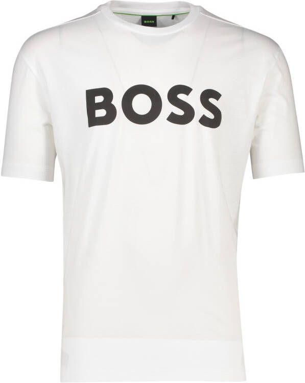 BOSS Green T-shirt met labelprint