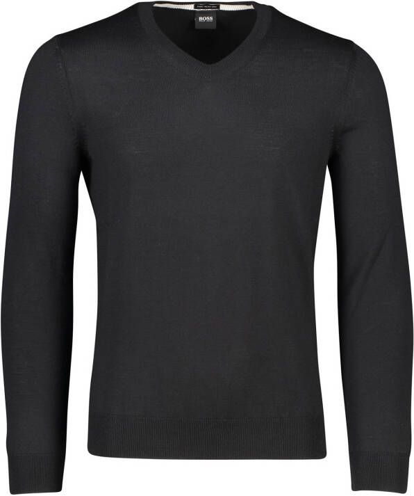 Hugo Boss Gebreide kleding met V-hals Zwart Heren