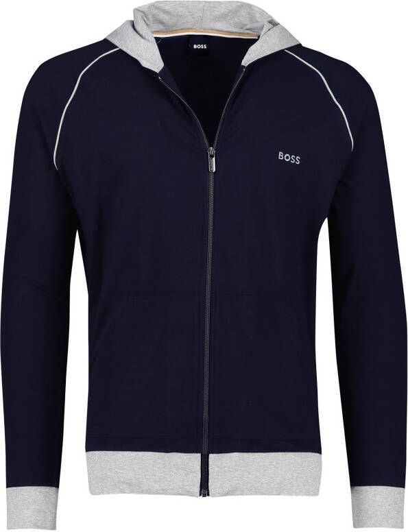 Hugo Boss vest donkerblauw met capuchon Mix & Match
