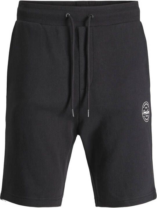 JACK & JONES PLUS SIZE regular fit sweatshort JPSTSHARK Plus Size black