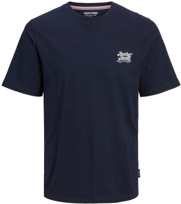 Jack & jones T-shirt blauw met logo