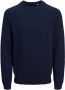 Jack & jones Donkerblauwe Trui Ronde Hals Katoenmix Blue Heren - Thumbnail 1
