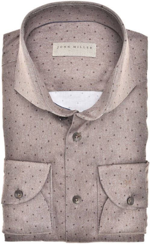 John Miller Overhemd dessin Tailored Fit