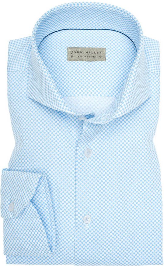 John Miller overhemd lichtblauw Tailored Fit