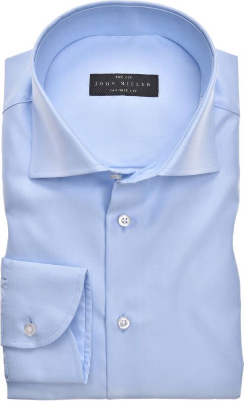 John Miller Overhemd strijkvrij lichtblauw