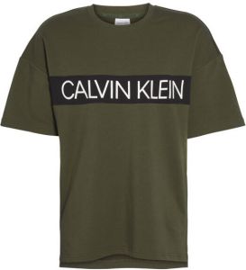 Laatste items Pyjamashirt Calvin Klein groen met logo