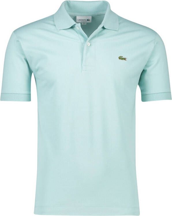 Lacoste Heren Polo Shirt met Moeder van Parel Knopen Blue Heren - Foto 6