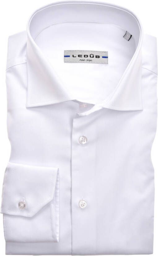 Ledub Modern Fit overhemd wit non iron