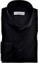Ledub Overhemd Modern Fit stretch zwart - Thumbnail 1