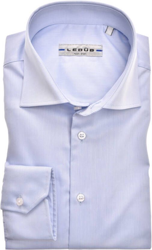 Ledub Strijkvrij overhemd Modern Fit lichtblauw