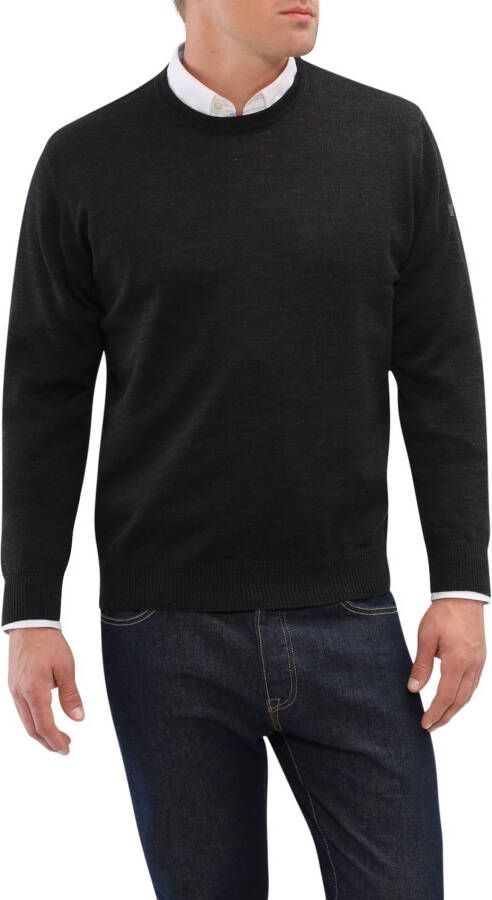 Maerz muenchen Gebreide pullover van scheerwol met ronde hals