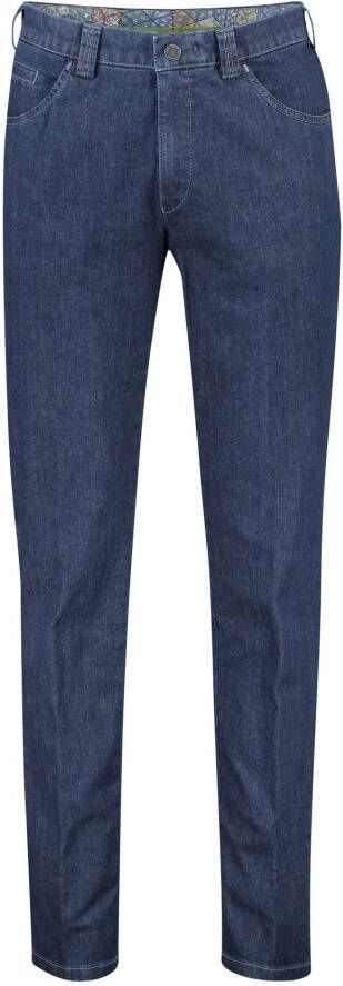 Meyer nette jeans Dublin donkerblauw effen katoen
