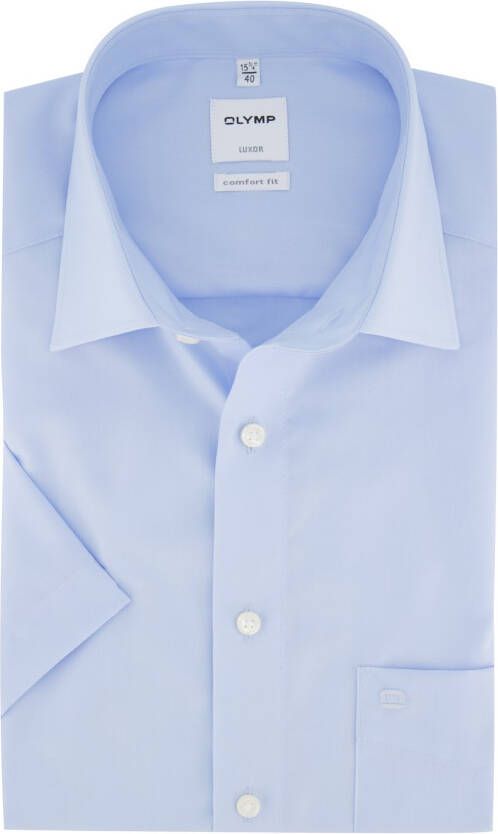 OLYMP Overhemd met korte mouwen Luxor comfort fit Korte mouwen shirt met borstzak strijkvrij - Foto 2