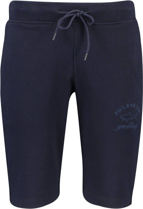 PAUL & SHARK bermuda joggingbroek donkerblauw