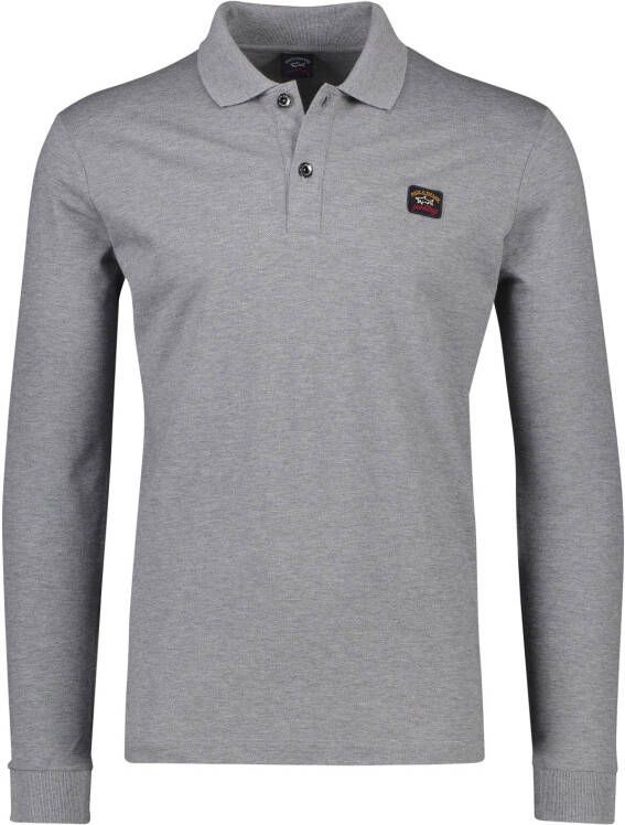 PAUL & SHARK 931 Grigio Polo Stijlvol en veelzijdig herenitem Grijs Heren